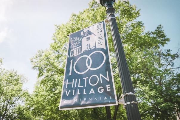 Hilton Village banner