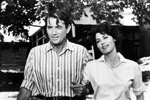 Ava Gardner stars in On the Beach with Gregory Peck.