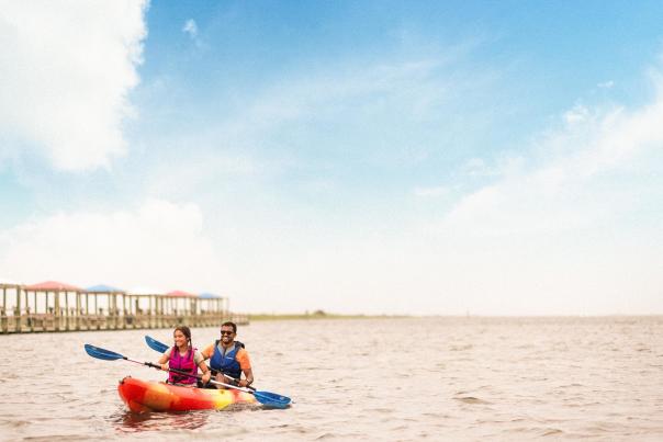 Kayaking Family