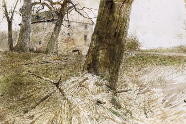 Andrew Wyeth, Noah’s Ark Study, 2004, watercolor on paper.