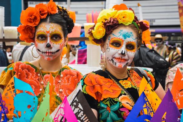 Day of the Dead makeup and costumes