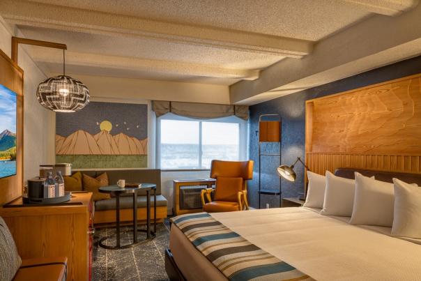 a room at the Wildbirch Hotel in Anchorage