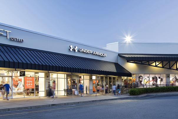Under Armour store at Carolina Premium Outlets in Smithfield, NC.
