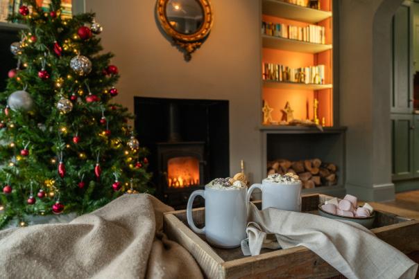 Hot chocolate by the fires with New Forest Cottages in the New Forest