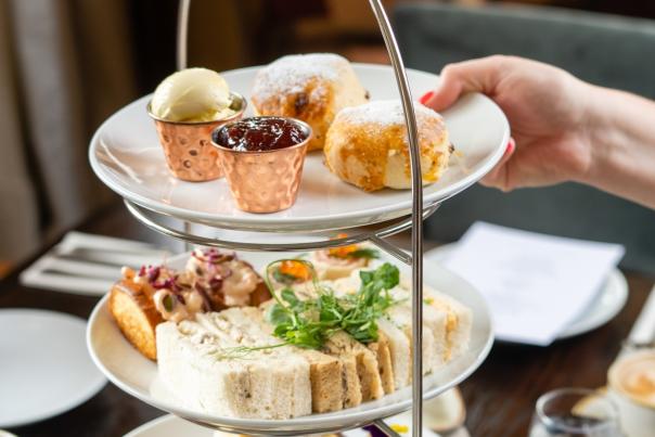 A hearty afternoon tea at the Queens Hotel in Southsea