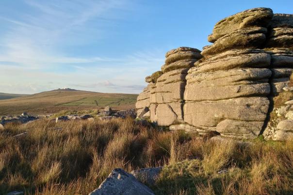 Overlooking Hollow Tor on Dartmoor