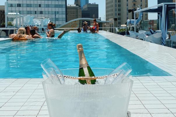 Waterproof Rooftop Pool Champagne
