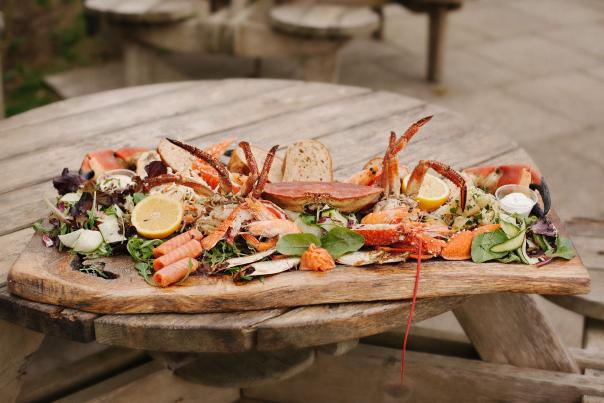 Seafood Platter at Hive Beach Cafe