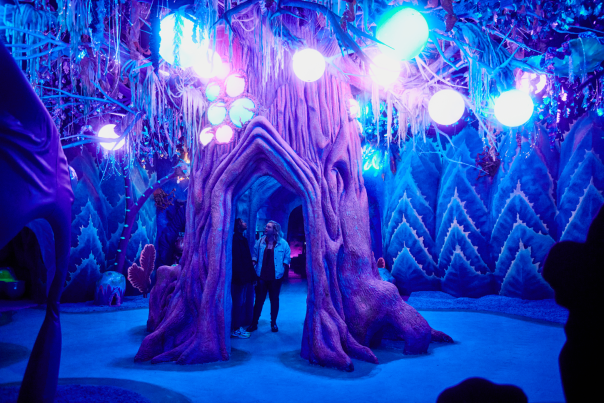 Immersive art experience at Otherworld in Columbus