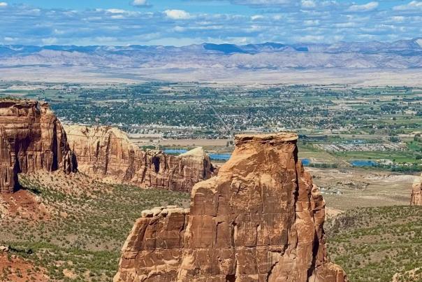 View of Monolith in Colorado National Monument