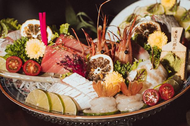 A sea food platter.