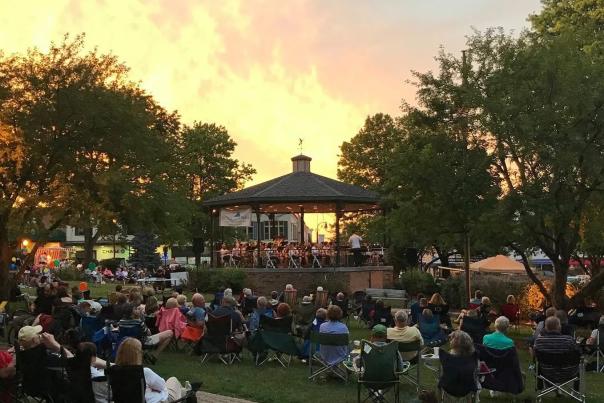 Sunset at Woodstock City Band Concert