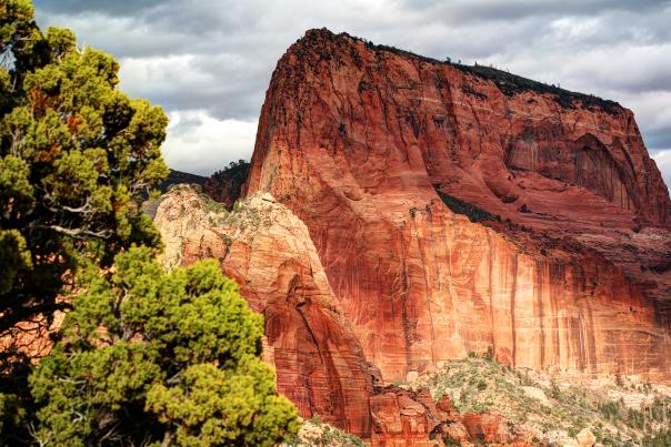 Mountain by Kolob Canyon in Zion National Park
