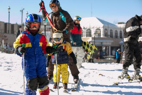 Learn to ski or snowboard in the Pocono Mountains