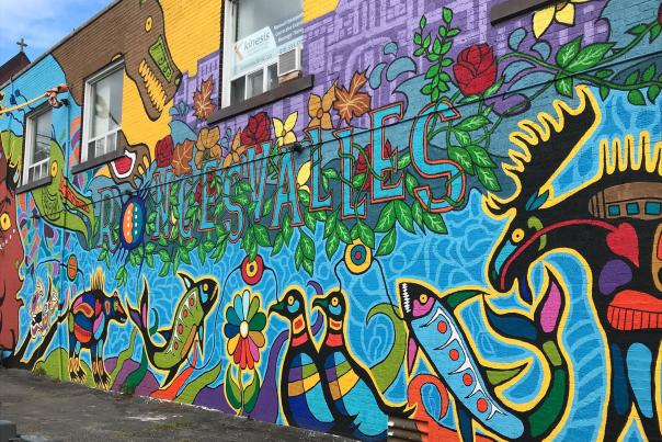 Street art in Toronto's Roncesvalles Village