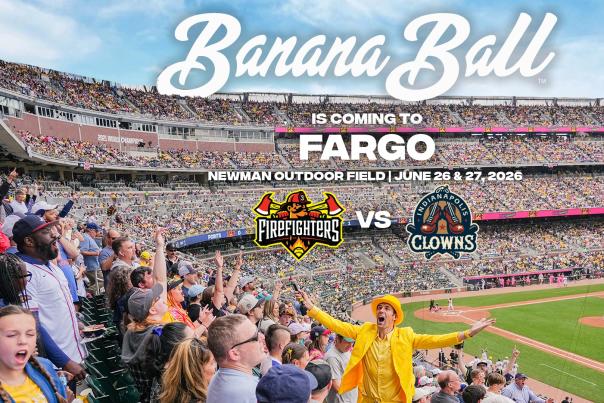 Picture of stadium with Banana Ball game details overlayed