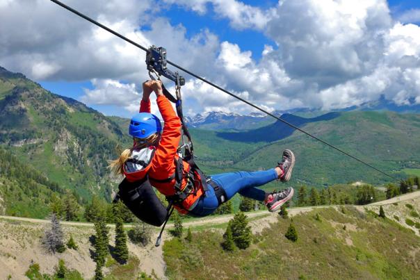 Things to Do - Zipline at Sundance Mountain Resort