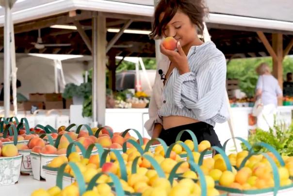 Woman Fruits Farmers Market