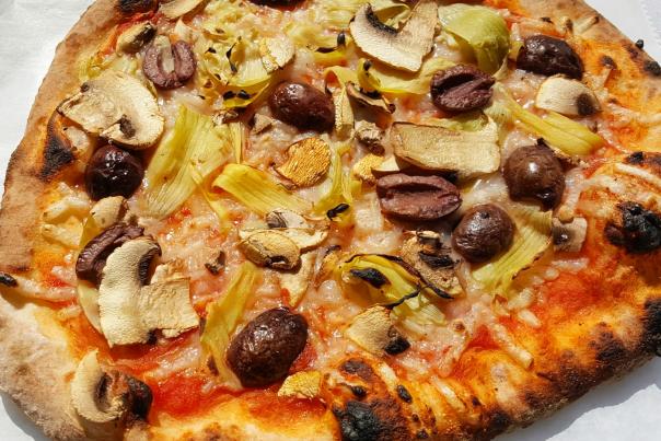 The Happy Vegan Pizza from Alto Grado in Fort Wayne