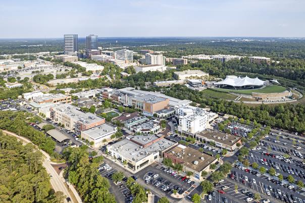 Aerial of The Woodlands, Texas