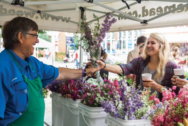 Summer Farmers Market Flowers