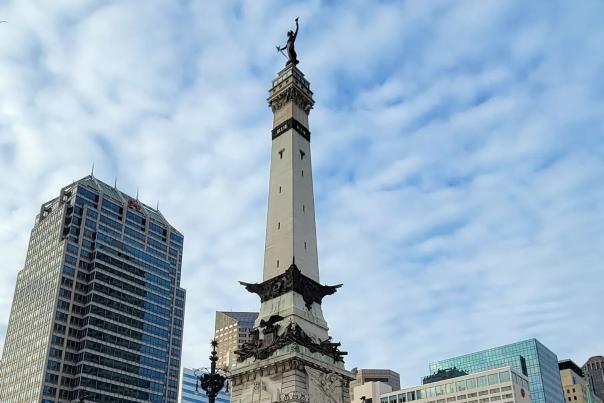 Monument in Monument Circle