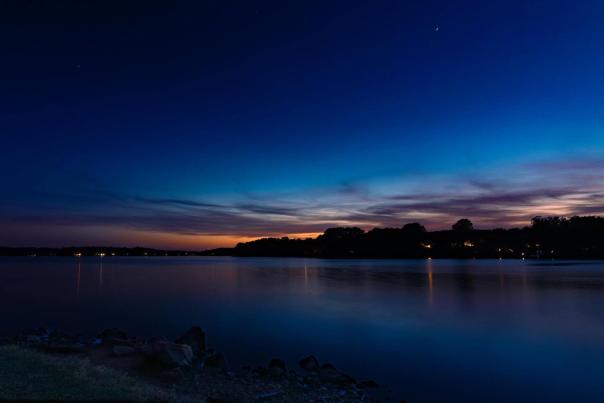 Lake Norman at night