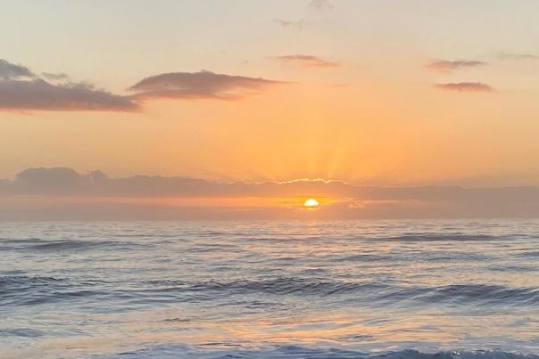 Sunrise at Daytona Beach