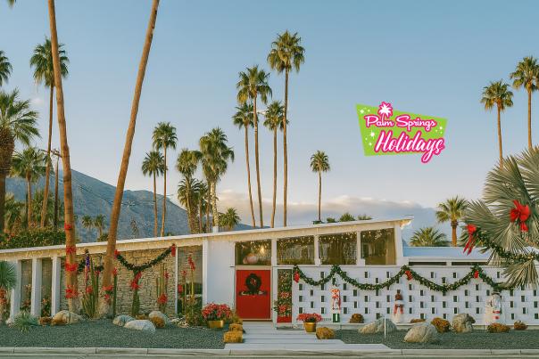 Palm Springs Holidays copy 2 of midcentury house decorated