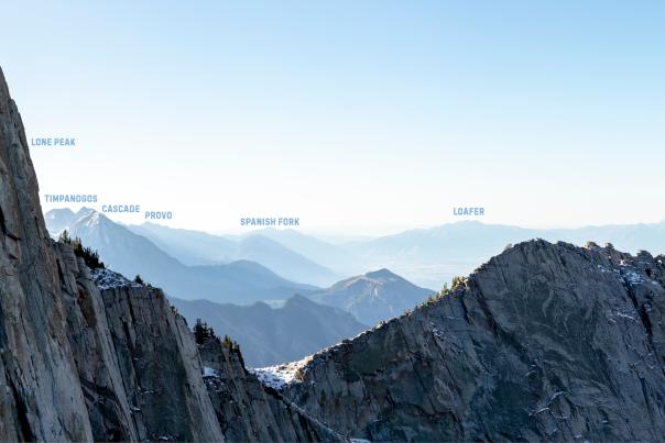 7 Tallest Peaks in Utah County