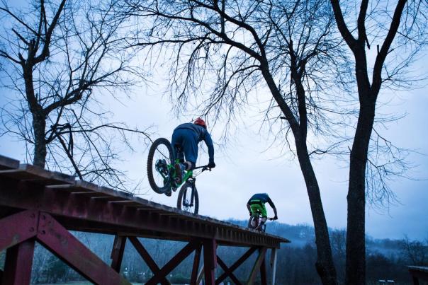 Mountain Biking in Winter