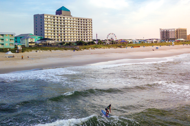 Carolina Beach Surfer