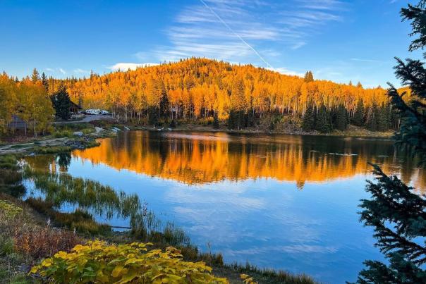 Lake on Grand Mesa in the Fall