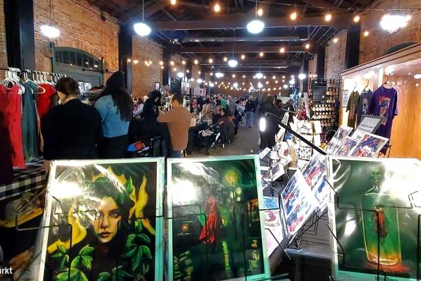 Krampusmrkt holiday shopping