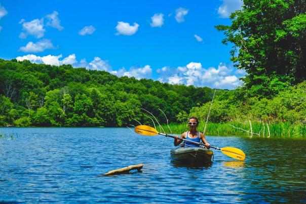 Kayaking at Lackawanna State Park