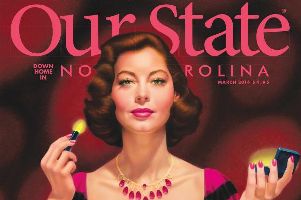 Ava Gardner appeared on the cover of Our State Magazine.
