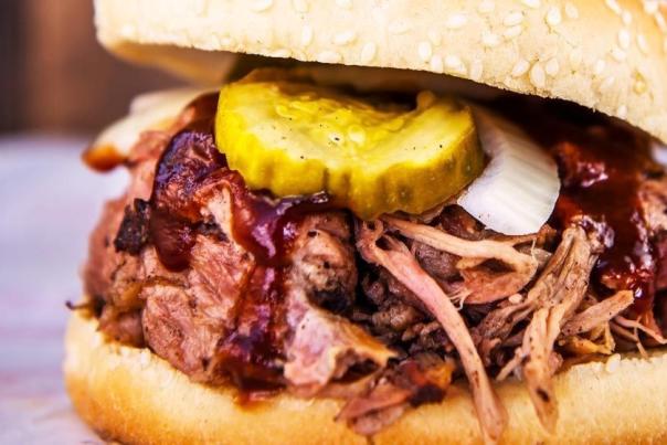 BBQ sandwich from Knoxville restaurant