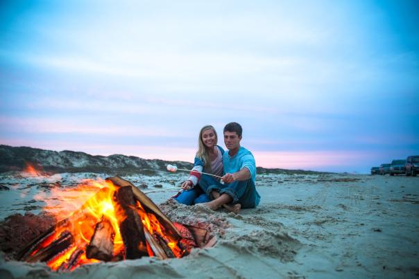 campfire beach