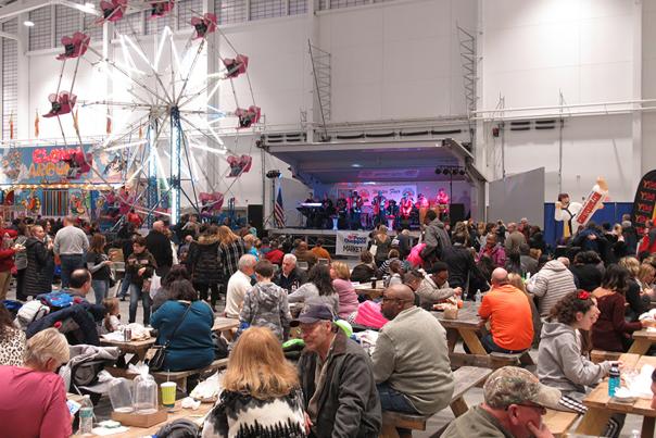 Large Crowd in the Expo Center for the NYS Winter Fest