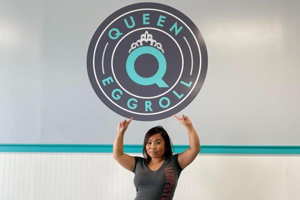 Myriam Murphy, Co-owner of Queen Eggroll (photo courtesy of Queen Eggroll's Facebook Page)