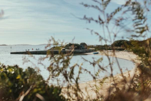 A view of Bryher quay