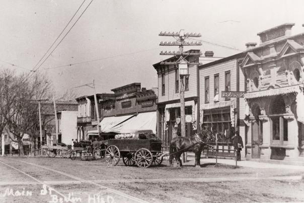 Historical downtown Berlin Heights