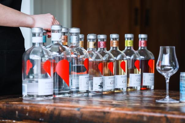 A line up Broken Heart Spirits