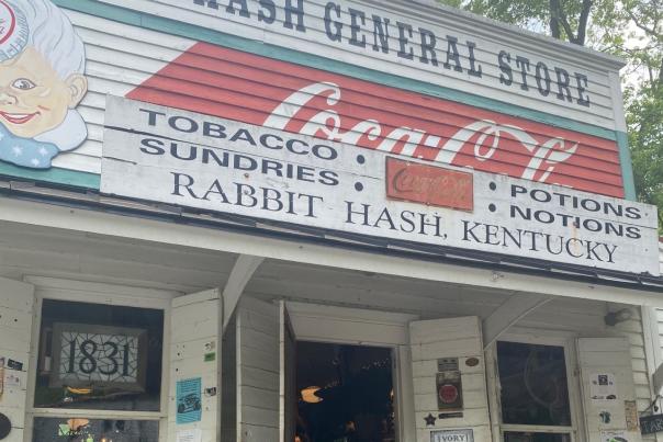 Exterior of the Rabbit Hash General Store Porch