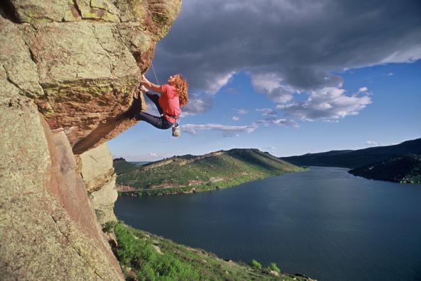Climbing Horsetooth in Summer