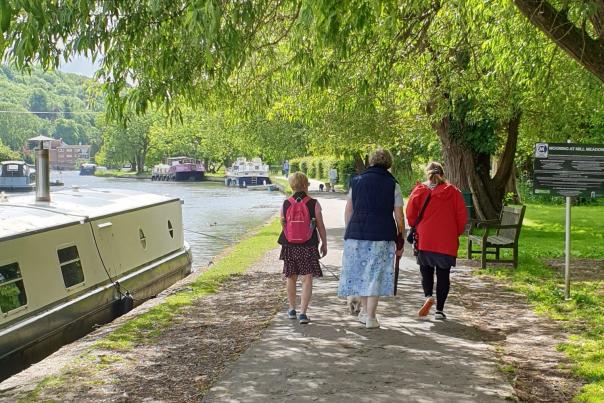 A family stroll in Henley