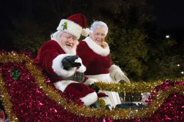 Hickory Christmas Parade, Santa