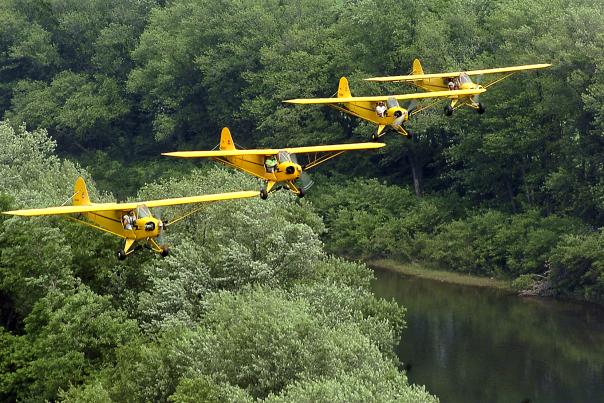 yellow planes