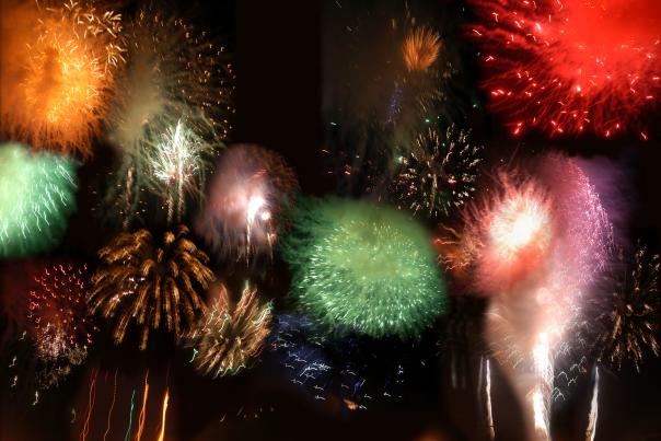4th of July Fireworks Over Charlotte Harbor