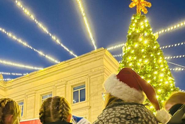 Danville Tree Lighting (Photo Courtesy of Discover Downtown Danville Facebook page)